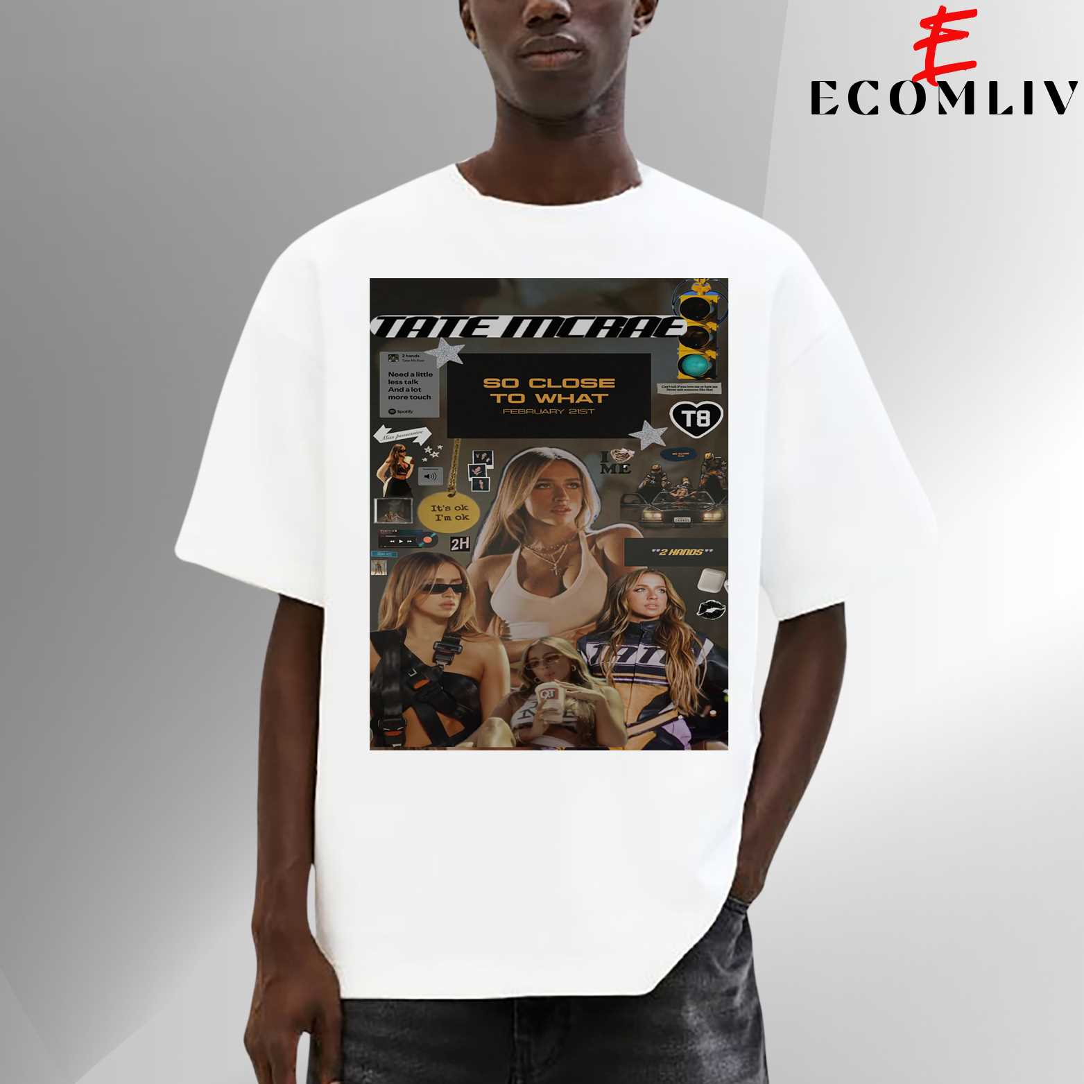 So Close To What Tate Mcrae Fan Shirt, Concert Graphic Tee